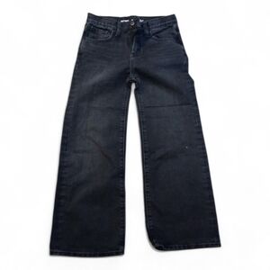 Old Navy Girls High Waisted Baggy Black Jeans Size 10